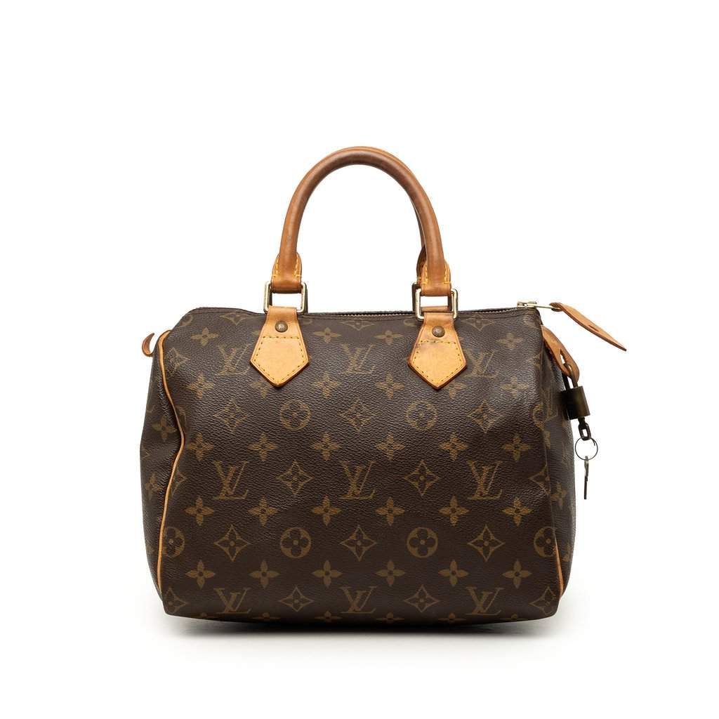 Louis Vuitton Monogram Speedy 25 Brown Very good - Front View