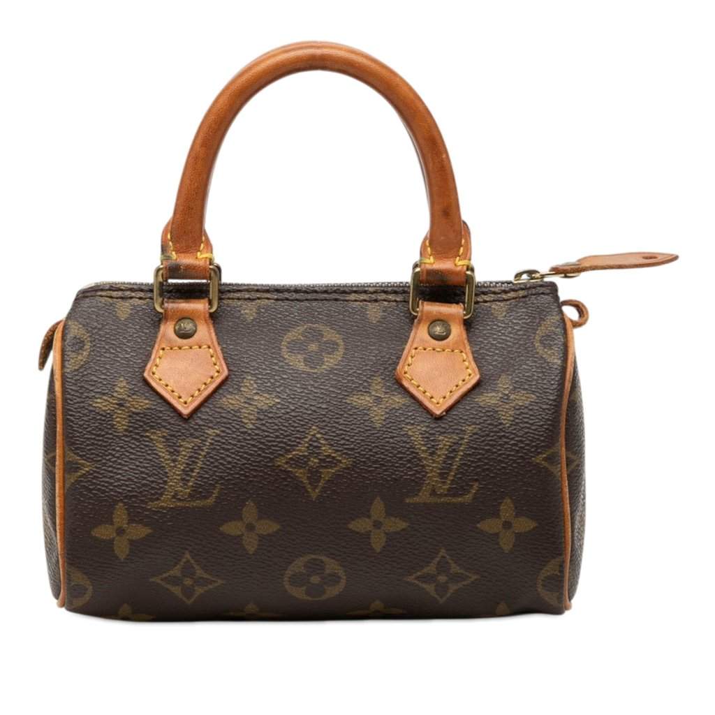 Louis Vuitton Monogram Mini Speedy HL Brown Very good - Front View