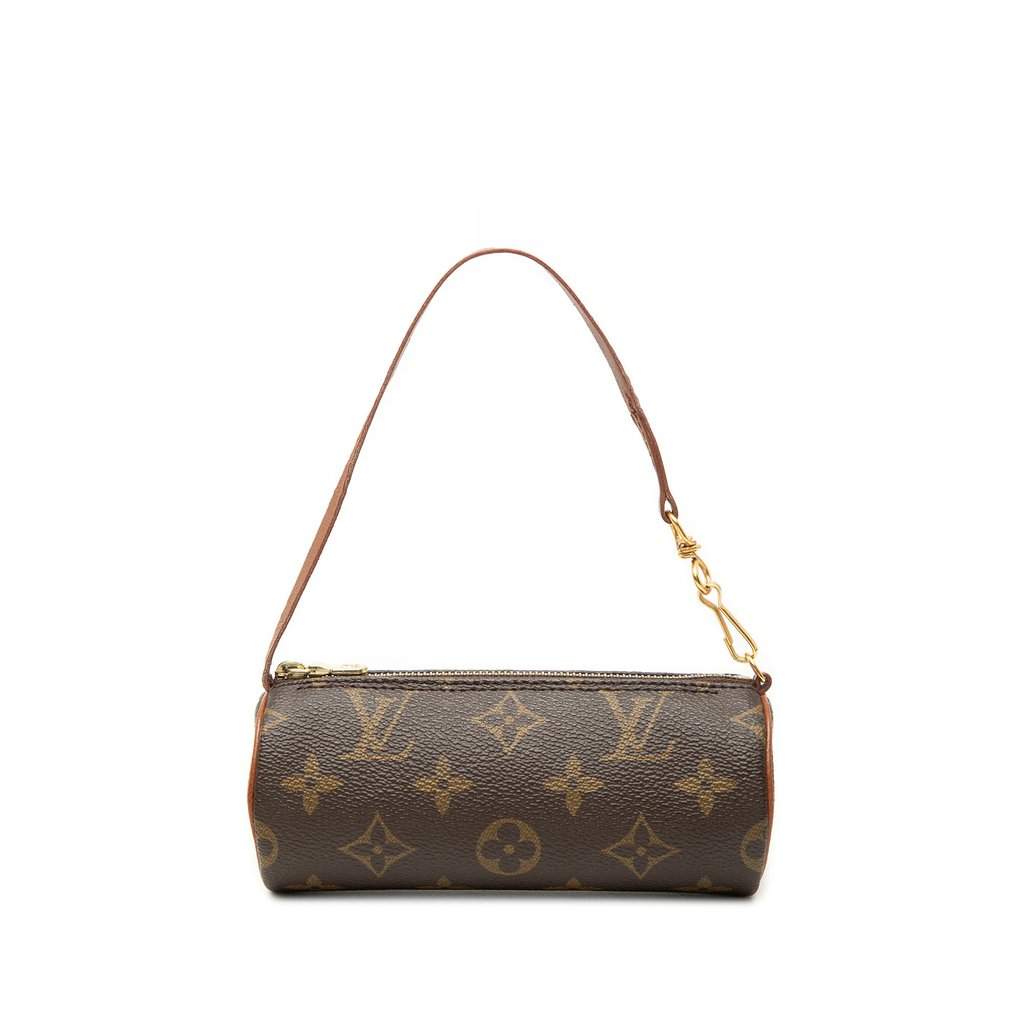 Louis Vuitton Monogram Papillon Pochette Brown Very good - Front View