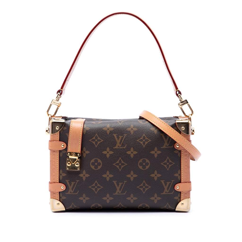 Louis Vuitton Monogram Side Trunk MM Brown Very good - Front View