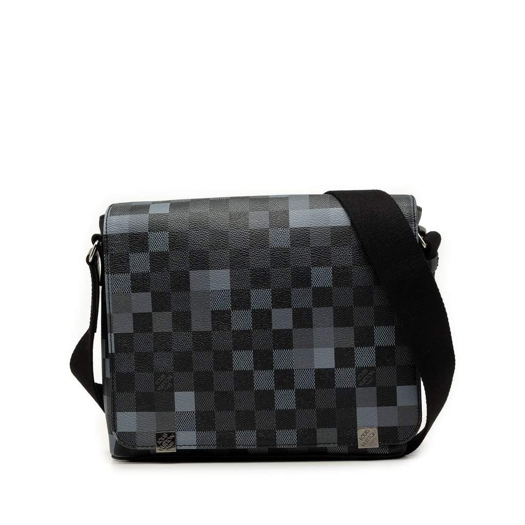 Louis Vuitton Damier Graphite Pixel District PM Black Medium