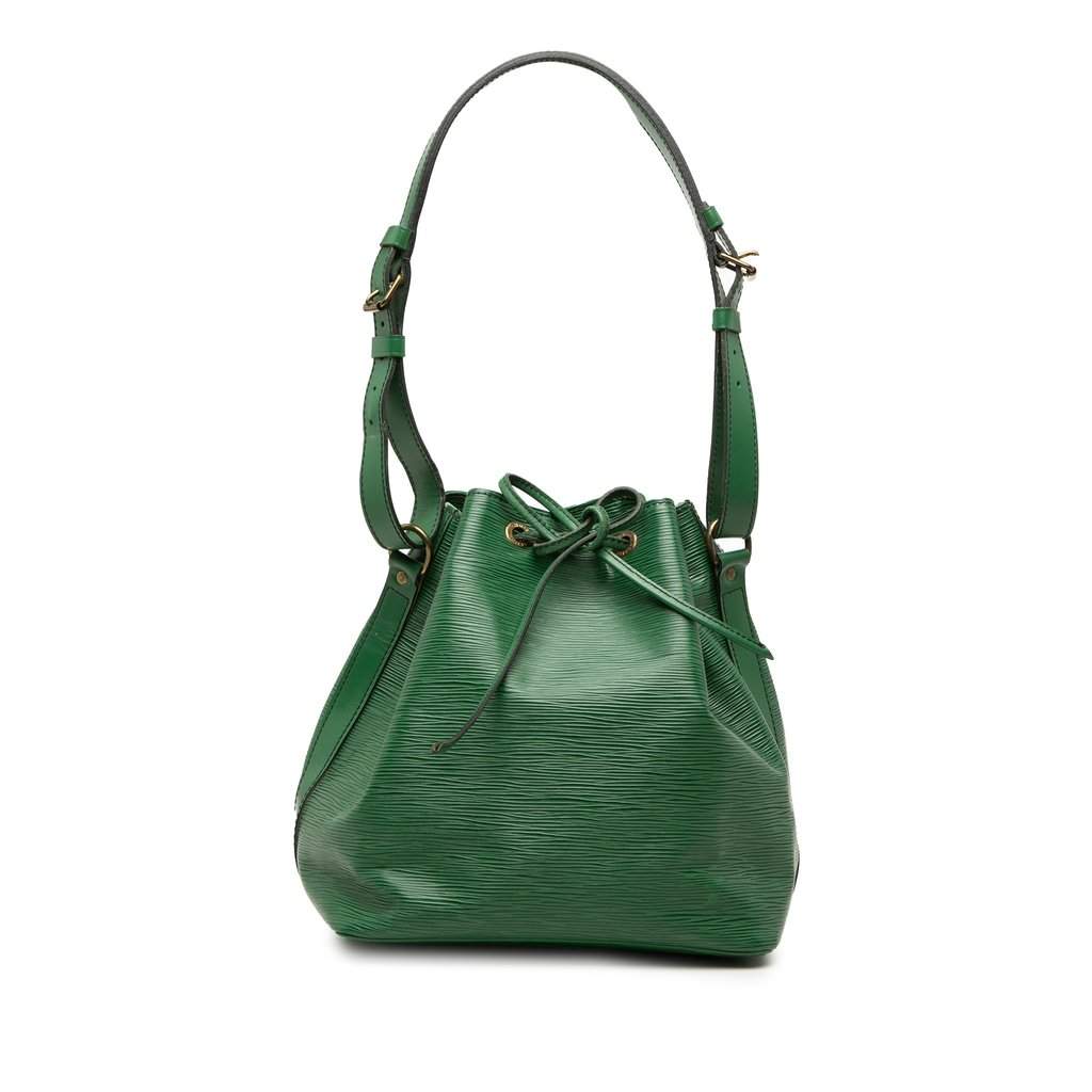 Louis Vuitton Epi Petit Noe Green Leather Very good condition - Front View