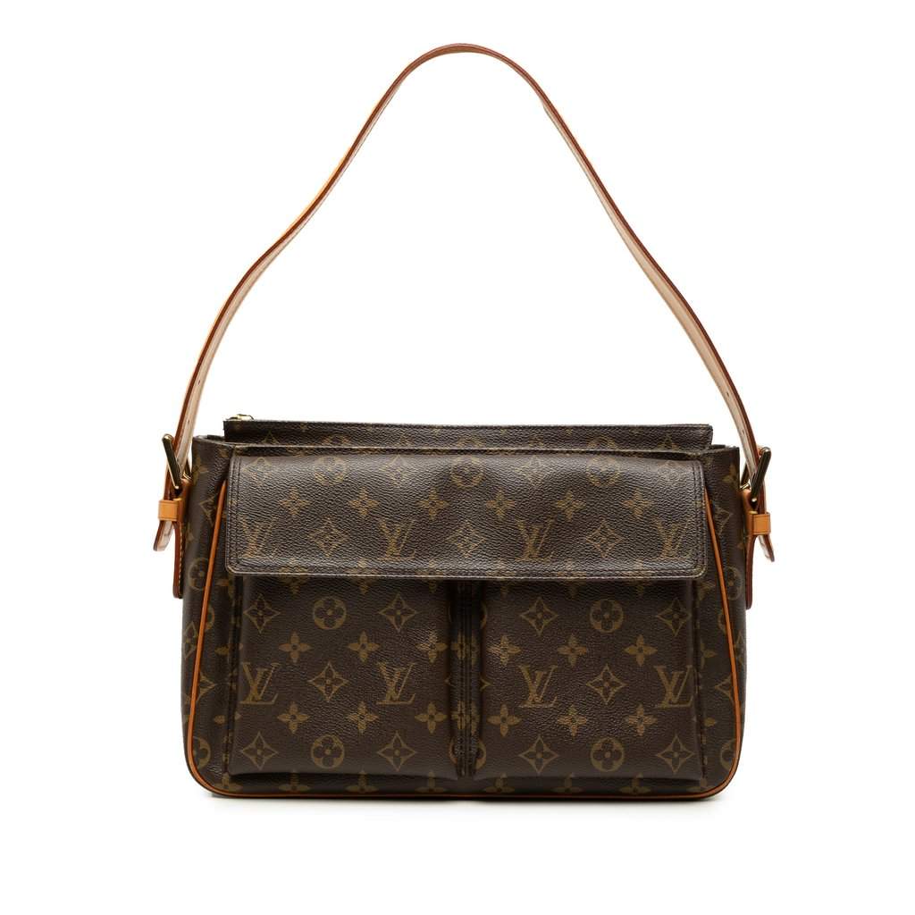 Louis Vuitton Monogram Viva Cite GM Brown Very good condition - Front View