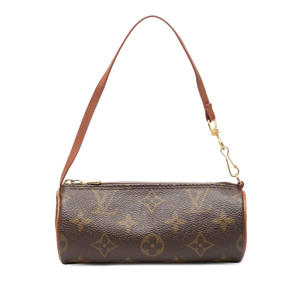 Louis Vuitton Monogram Papillon Pochette Brown Very good - Front View
