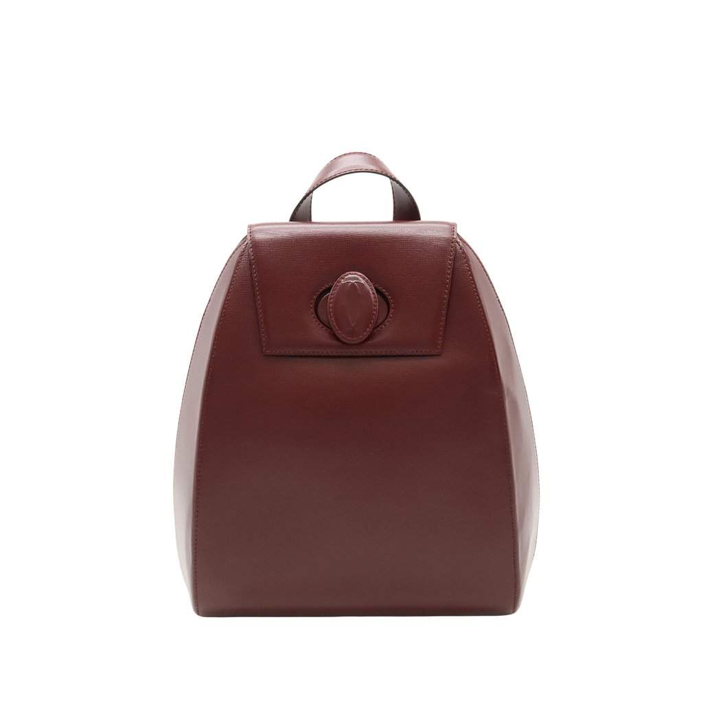 Cartier Leather Must De Cartier Backpack Red Leather Very good condition - Front View