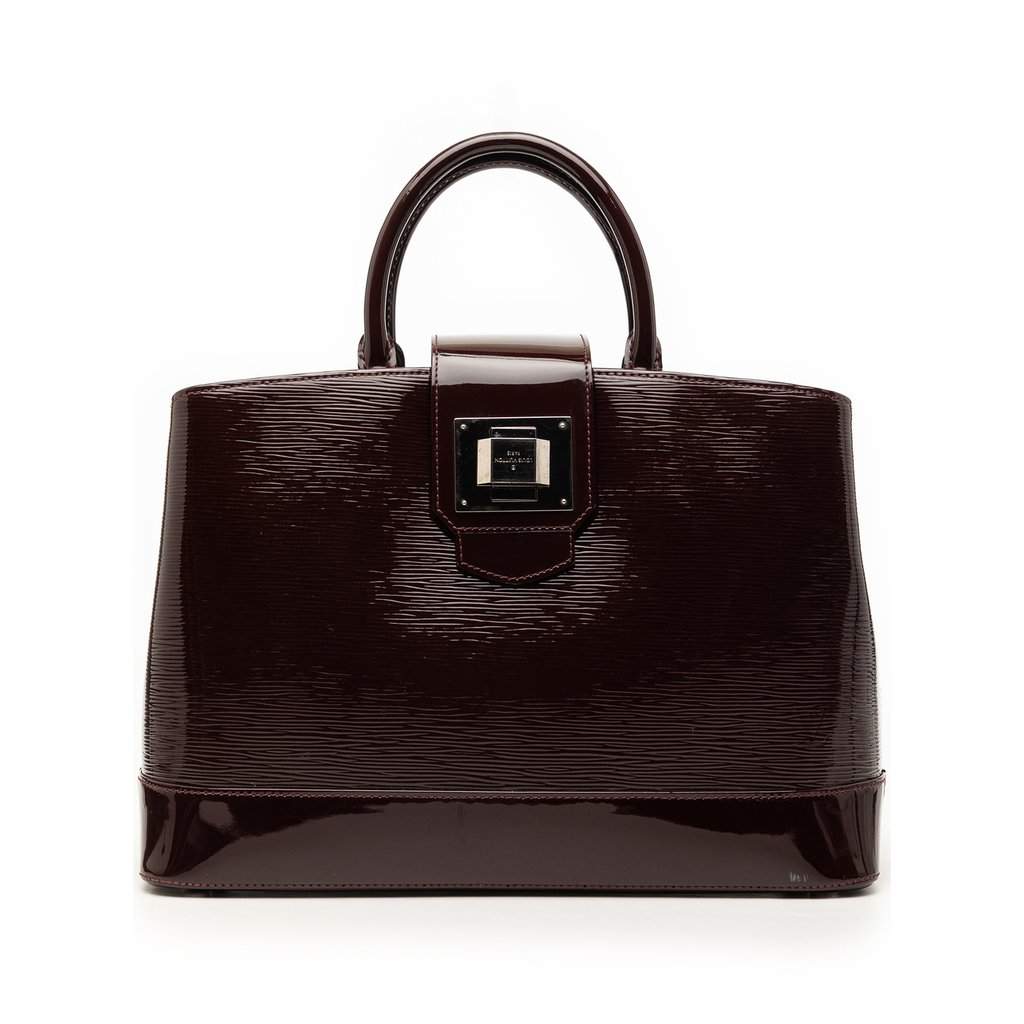 Louis Vuitton Electric Epi Mirabeau GM Purple Leather Very good condition - Front View