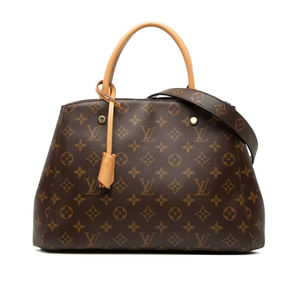 Louis Vuitton Monogram Montaigne MM Brown Very good condition - Front View