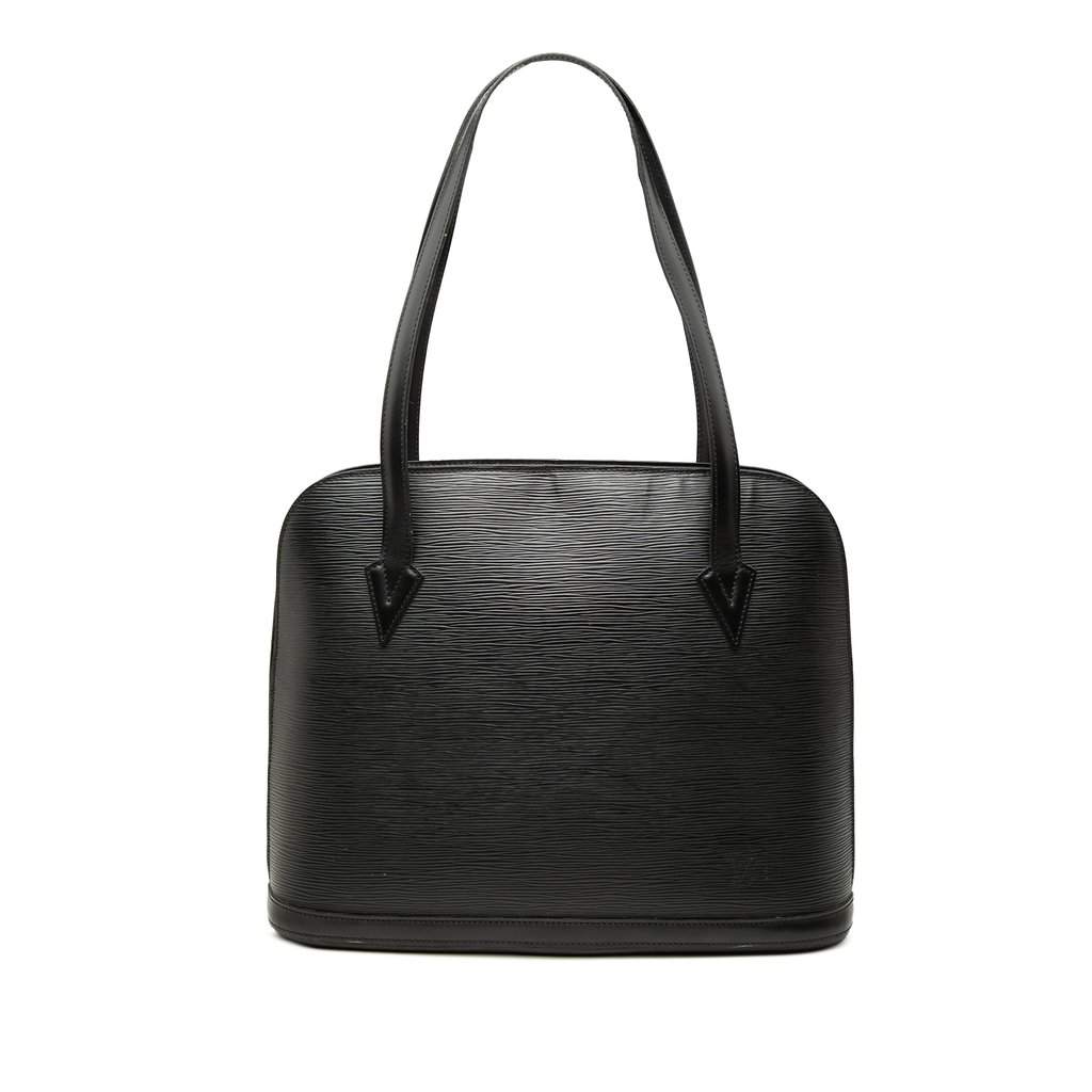 Louis Vuitton Epi Lussac Black Leather Very good condition - Front View