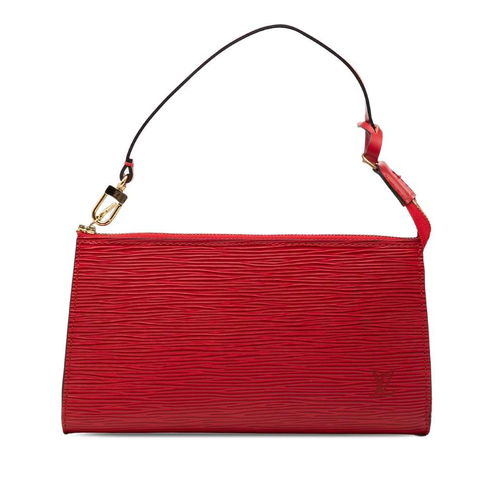 Louis Vuitton Epi Pochette Accessoires Red Leather Very good - Front View