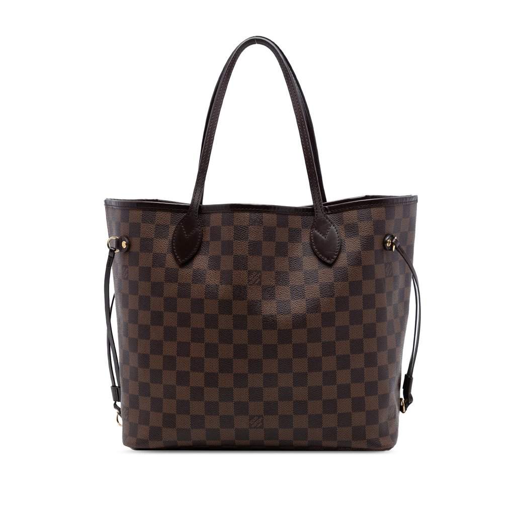 Louis Vuitton Damier Ebene Neverfull MM Brown Very good - Front View