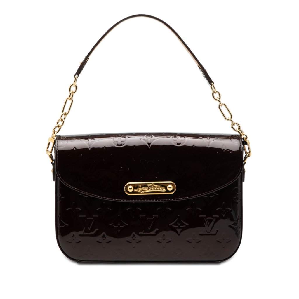 Louis Vuitton Monogram Vernis Rodeo Drive Purple Leather Very good condition - Front View