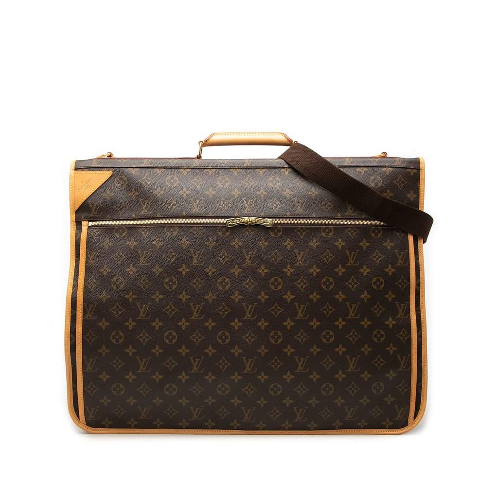 Louis Vuitton Monogram Portable Cabin Garment Bag Brown Good - Front View