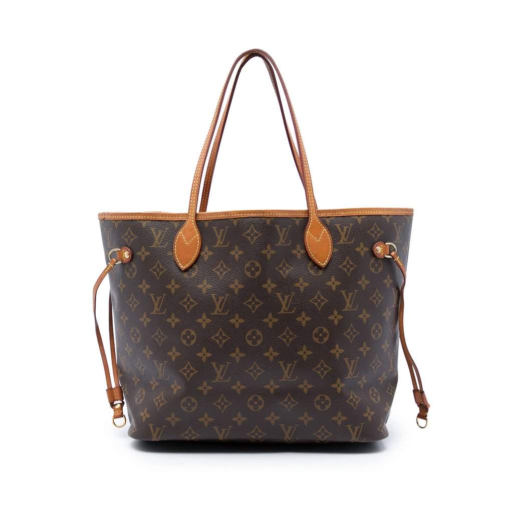 Louis Vuitton Monogram Neverfull MM Brown Very good - Front View