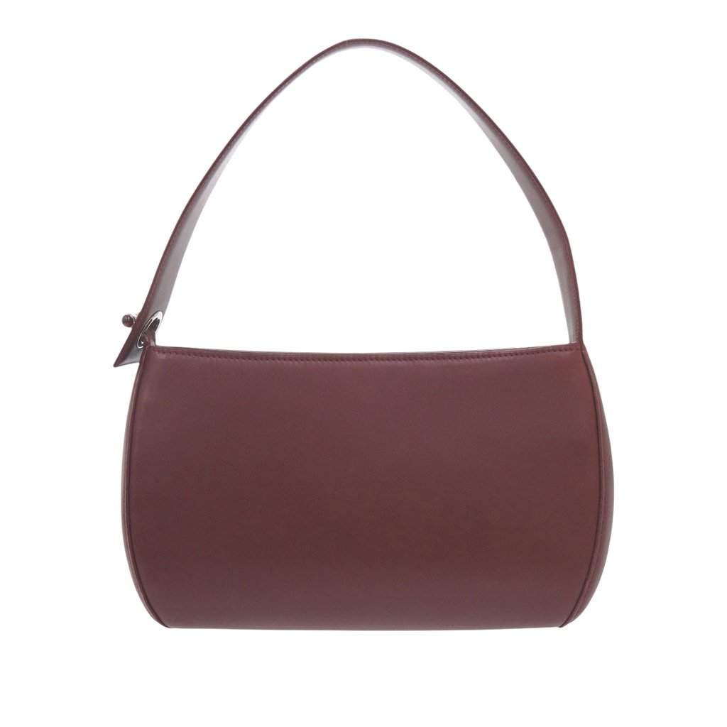 Cartier Leather Cabochon Handbag Red Leather Very good condition - Front View