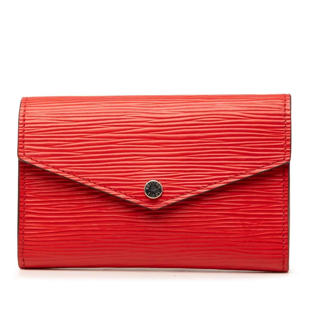 Louis Vuitton Epi Clefs Rabat Key Pouch Red Leather Very good condition - Front View