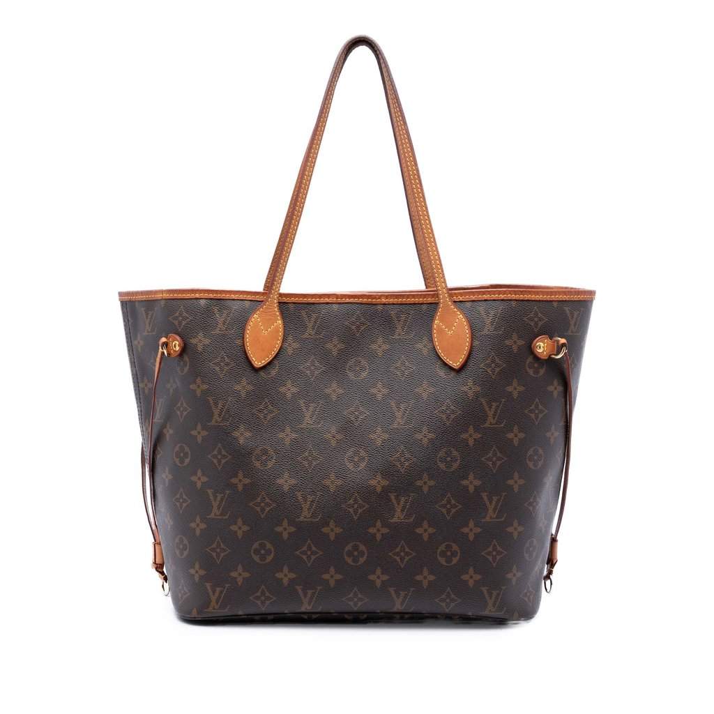 Louis Vuitton Monogram Neverfull MM Brown Very good condition - Front View