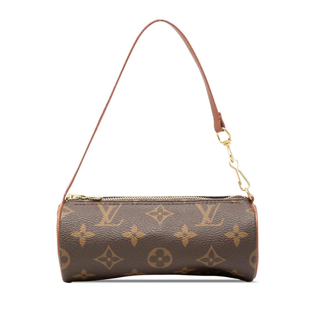 Louis Vuitton Monogram Papillon Pochette Brown Very good - Front View