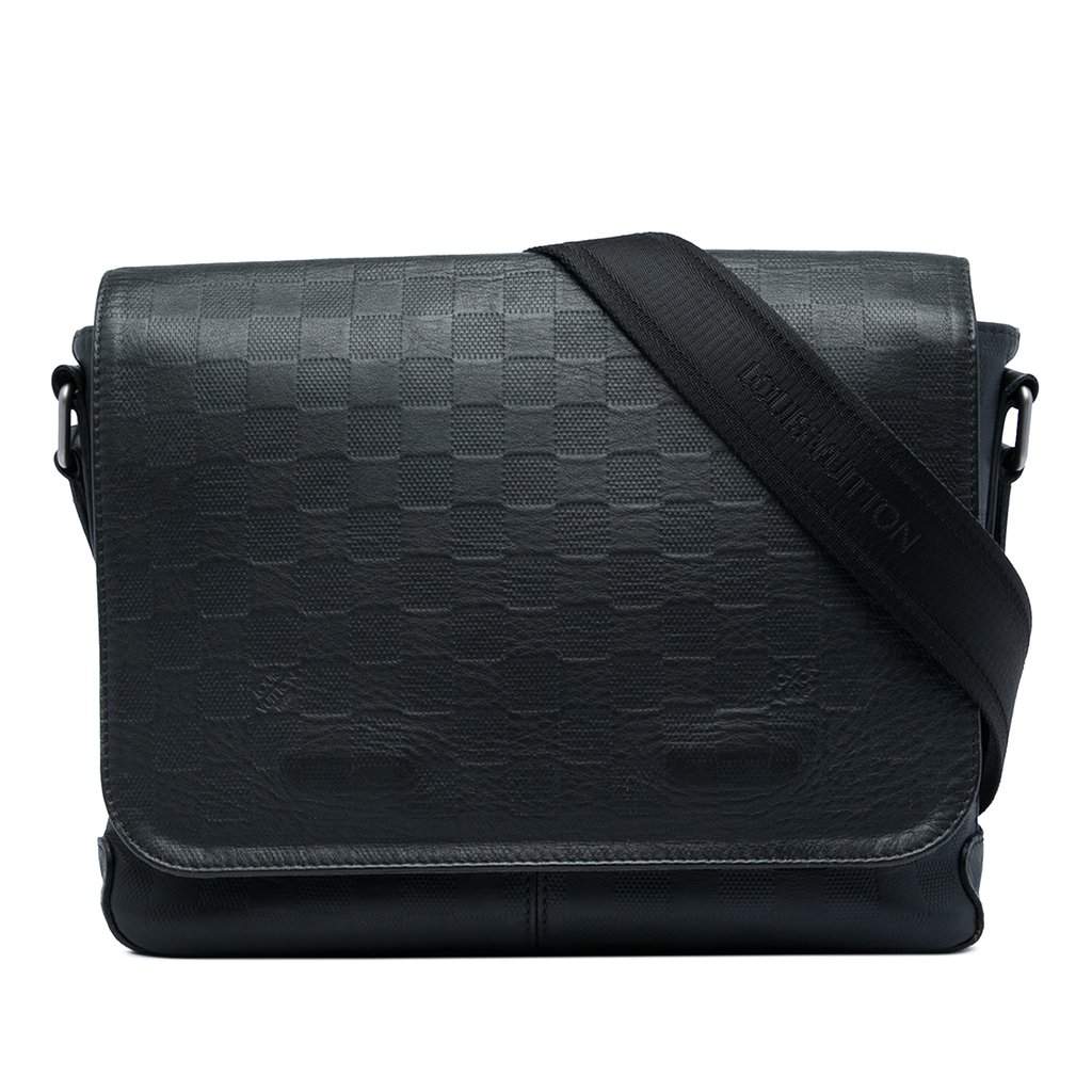 Louis Vuitton Damier Infini District Black Leather Very good - Front View