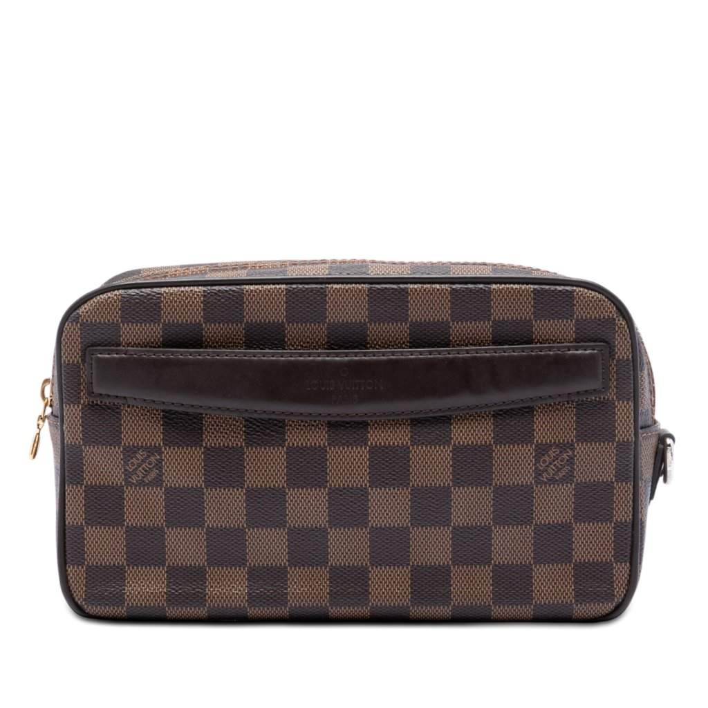 Louis Vuitton Damier Ebene Pochette Saint Paul Brown Very good - Front View