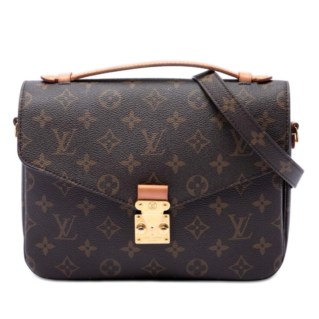 Louis Vuitton Monogram Pochette Metis Brown Very good - Front View