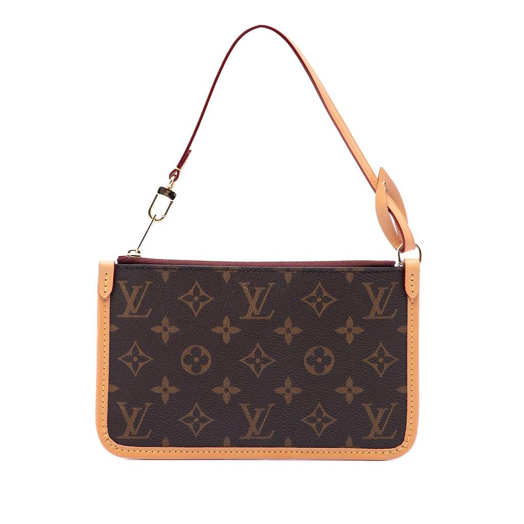 Louis Vuitton Monogram CarryAll PM Pouch Brown Very good - Front View