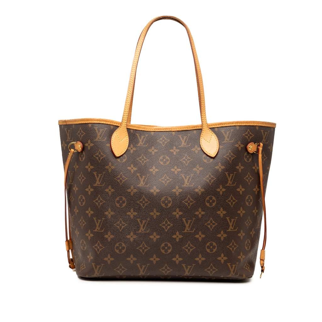 Louis Vuitton Monogram Neverfull MM Brown Very good condition - Front View