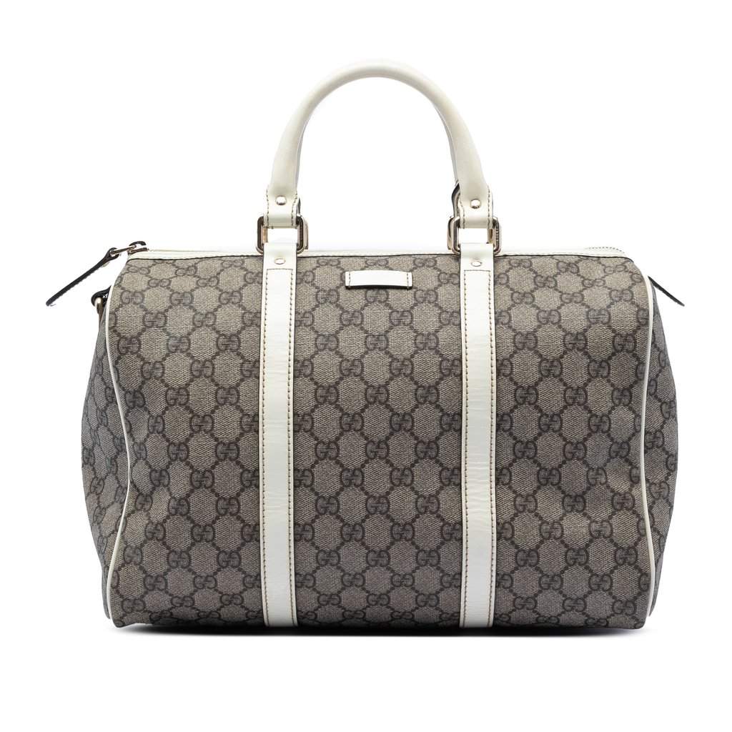 Gucci Medium GG Supreme Joy Boston Bag Beige Very good condition - Front View