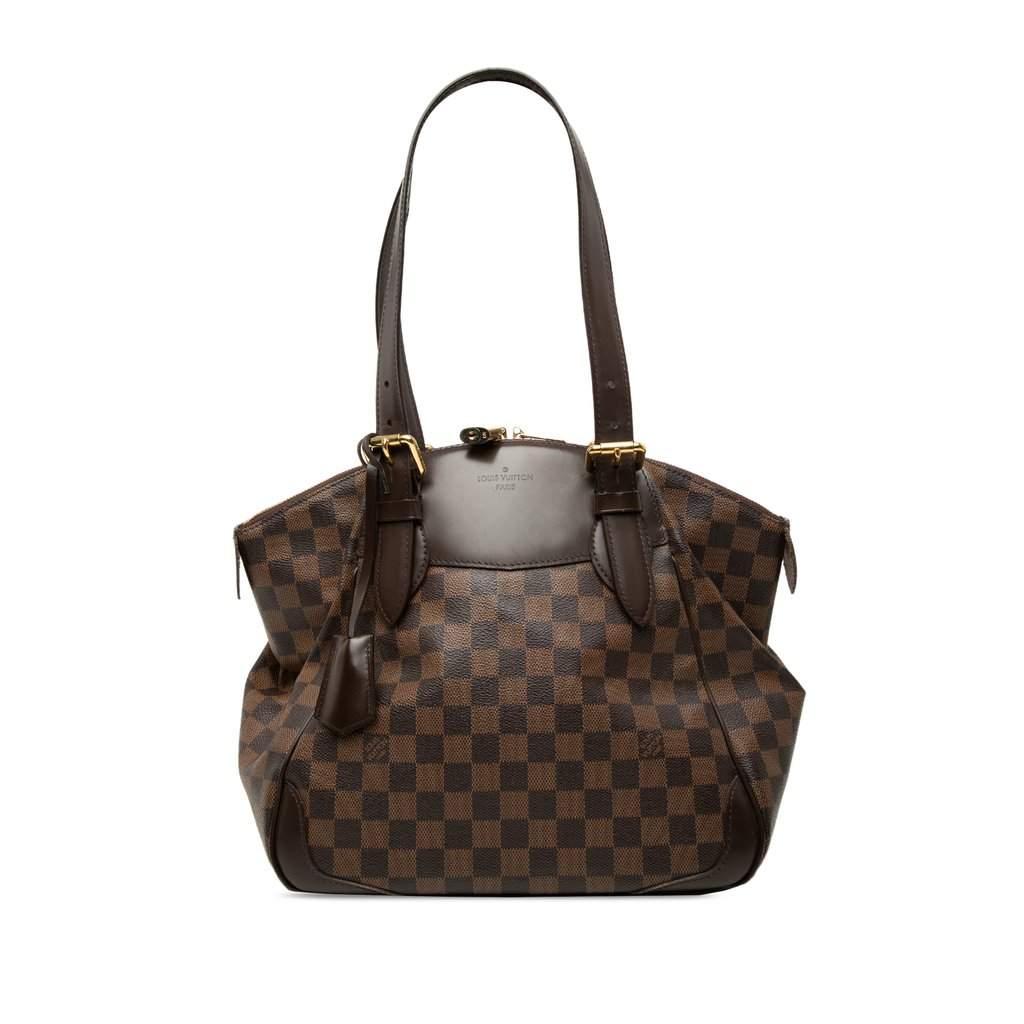 Louis Vuitton Damier Ebene Verona MM Brown Very good - Front View
