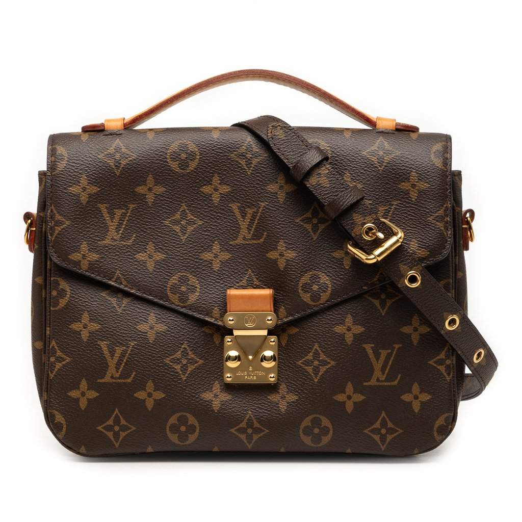 Louis Vuitton Monogram Pochette Metis Brown Very good - Front View