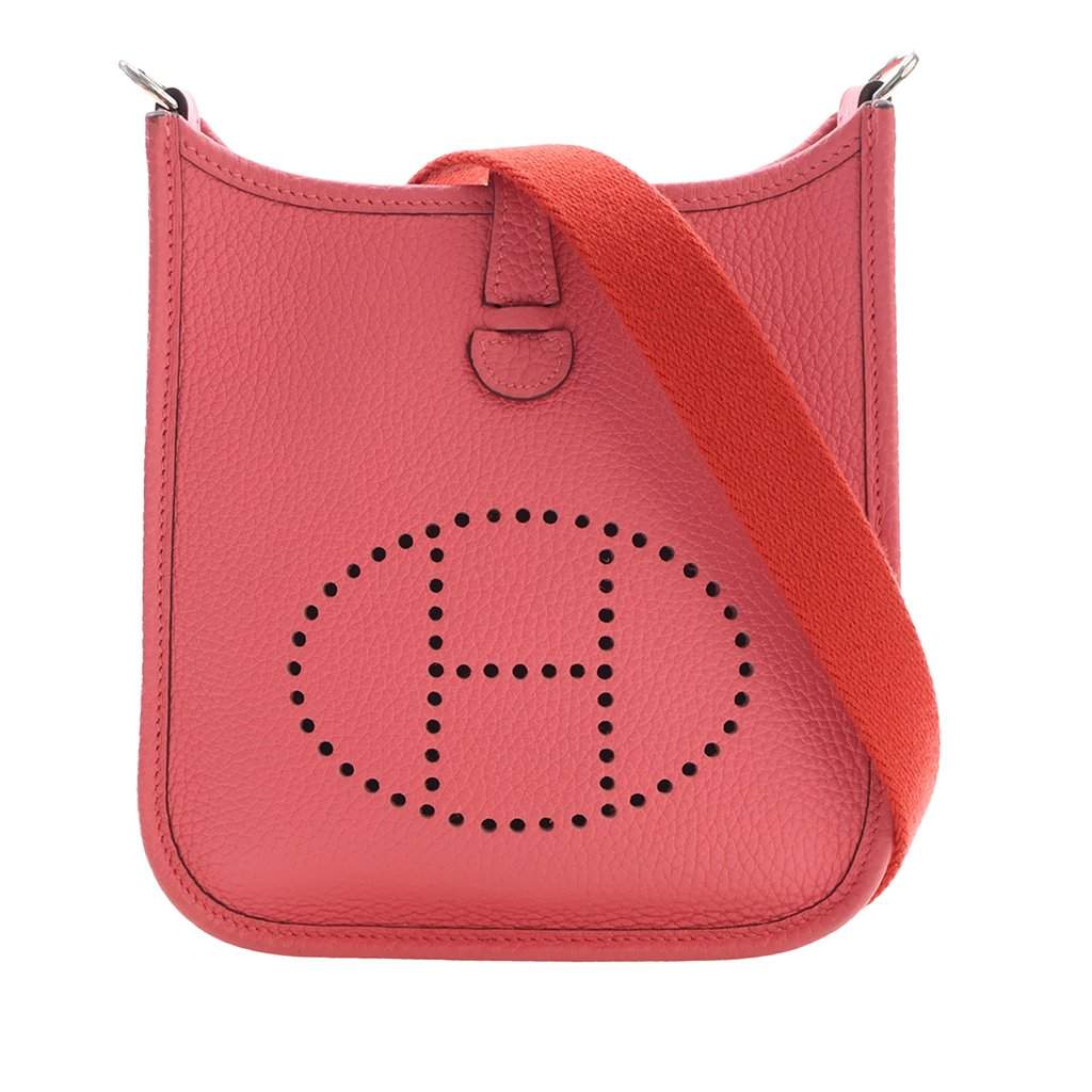 Hermès Clemence Evelyne TPM 16 Pink Leather Very good condition - Front View
