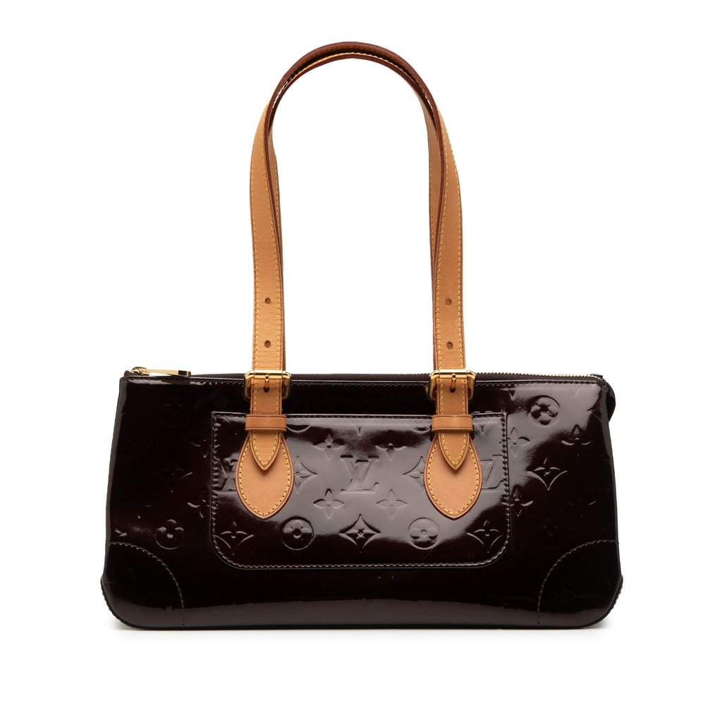 Louis Vuitton Monogram Vernis Rosewood Avenue Purple Leather Good condition - Front View