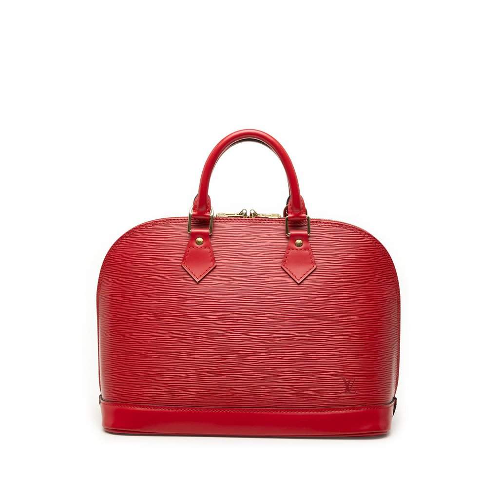 Louis Vuitton Epi Alma PM Red Leather Very good condition - Front View
