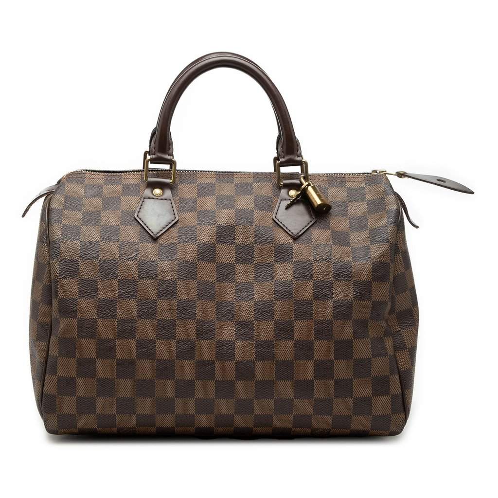 Louis Vuitton Damier Ebene Speedy 30 Brown Very good condition - Front View