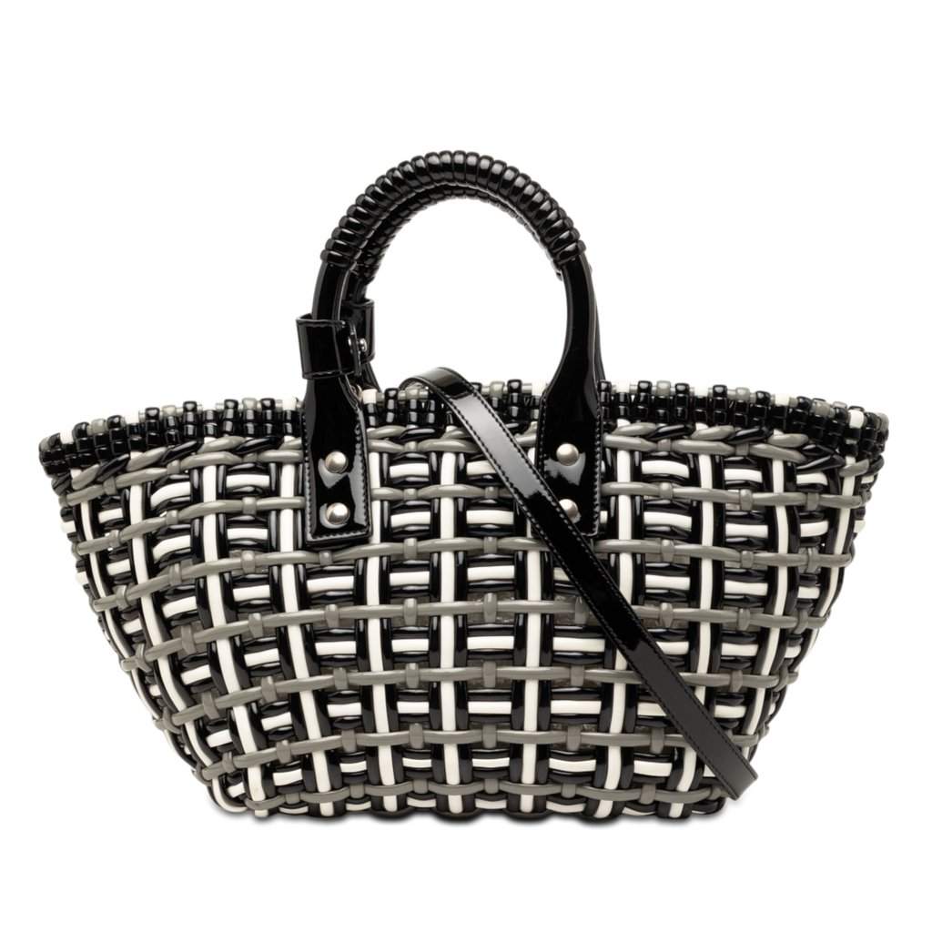 Balenciaga Faux Leather Bistro Basket Bag XS MultiColor Very good condition - Front View