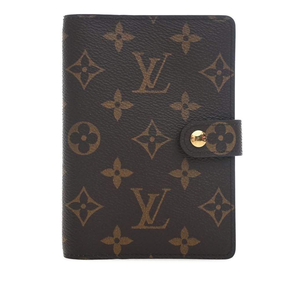 Louis Vuitton Monogram Agenda PM Brown Very good - Front View