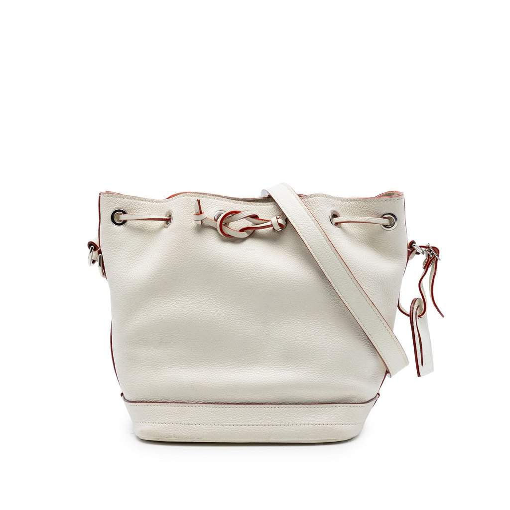 Louis Vuitton Suhali Noe BB White Leather Very good condition - Front View