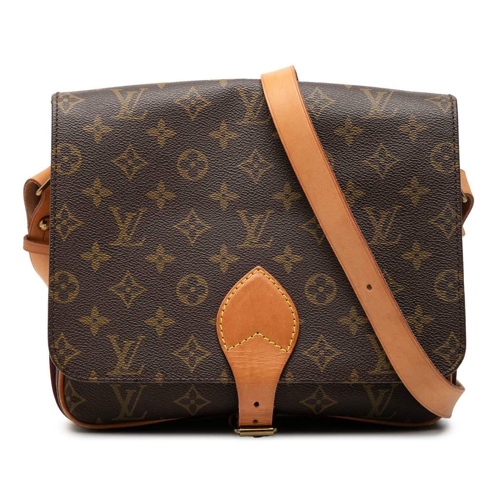 Louis Vuitton Monogram Cartouchiere GM Brown Very good - Front View