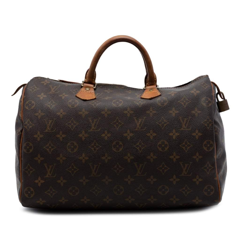 Louis Vuitton Monogram Speedy 35 Brown Very good condition - Front View