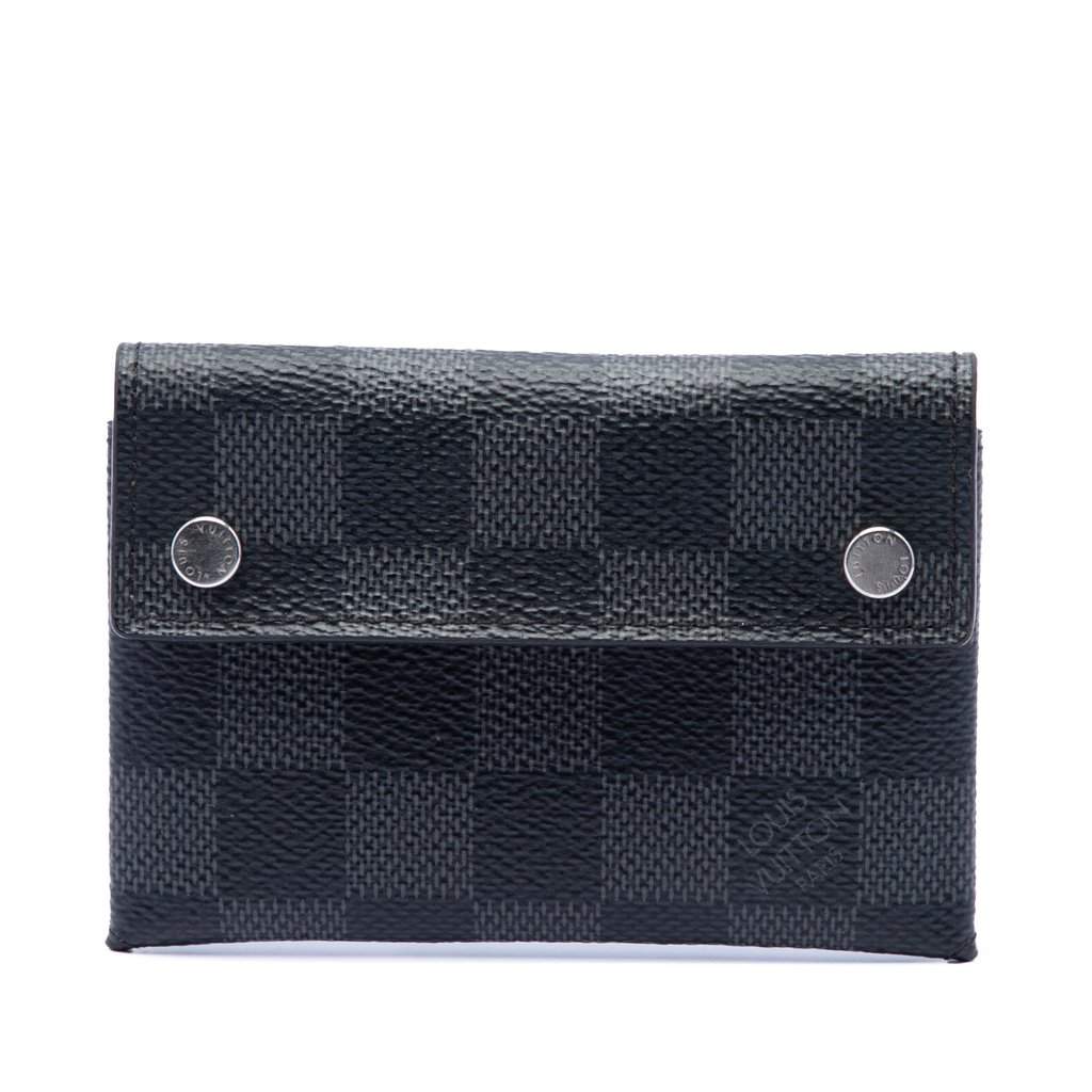 Louis Vuitton Damier Graphite Compact Modulable Wallet Black Very good condition - Front View