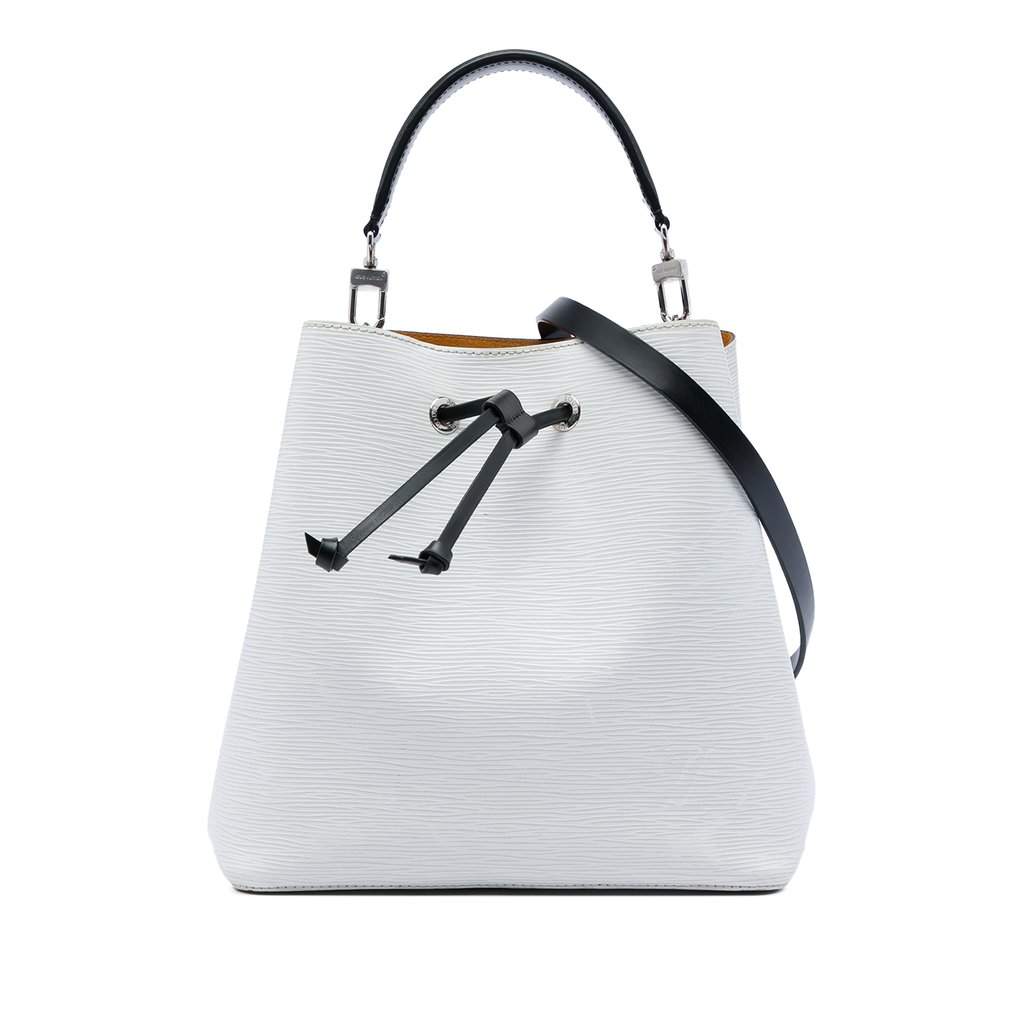 Louis Vuitton Epi NeoNoe MM White Leather Very good condition - Front View