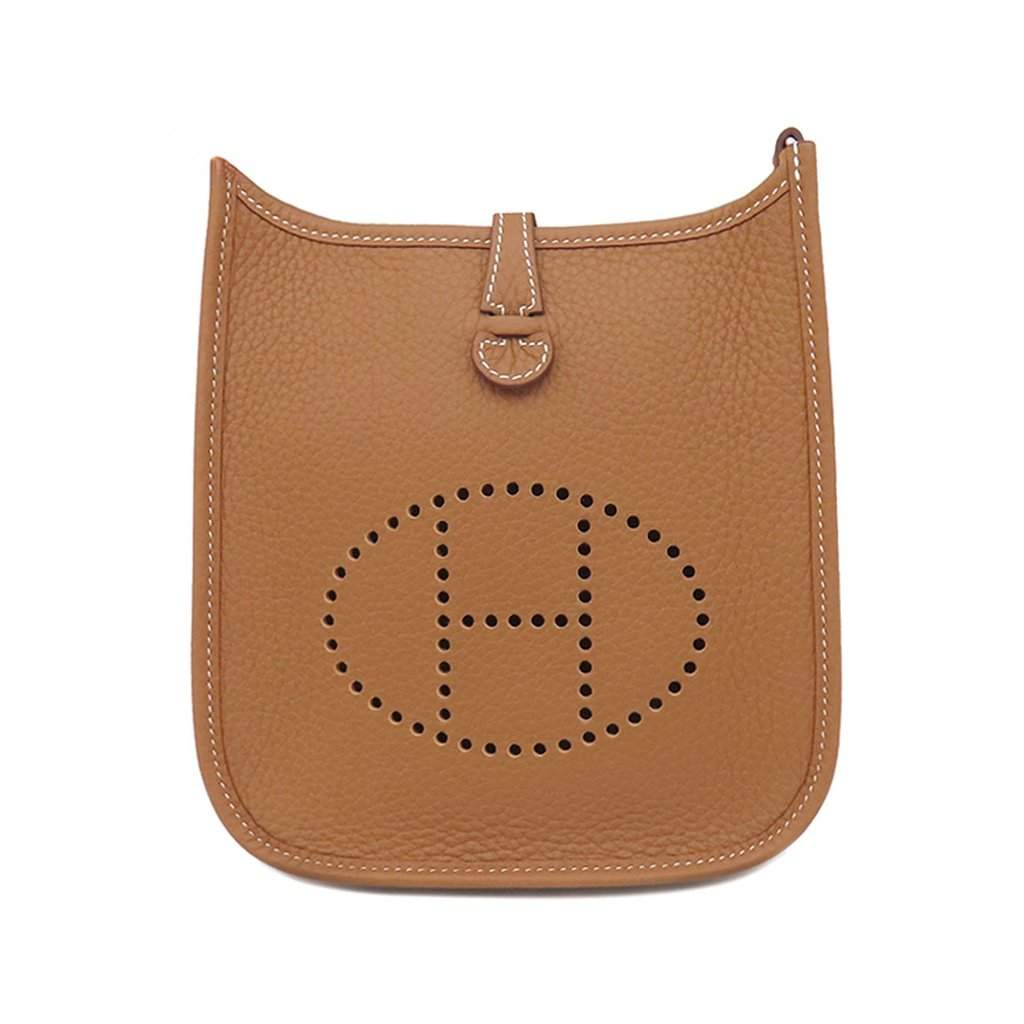 Hermès Clemence Evelyne 16 Amazone Brown Leather Never worn - Front View