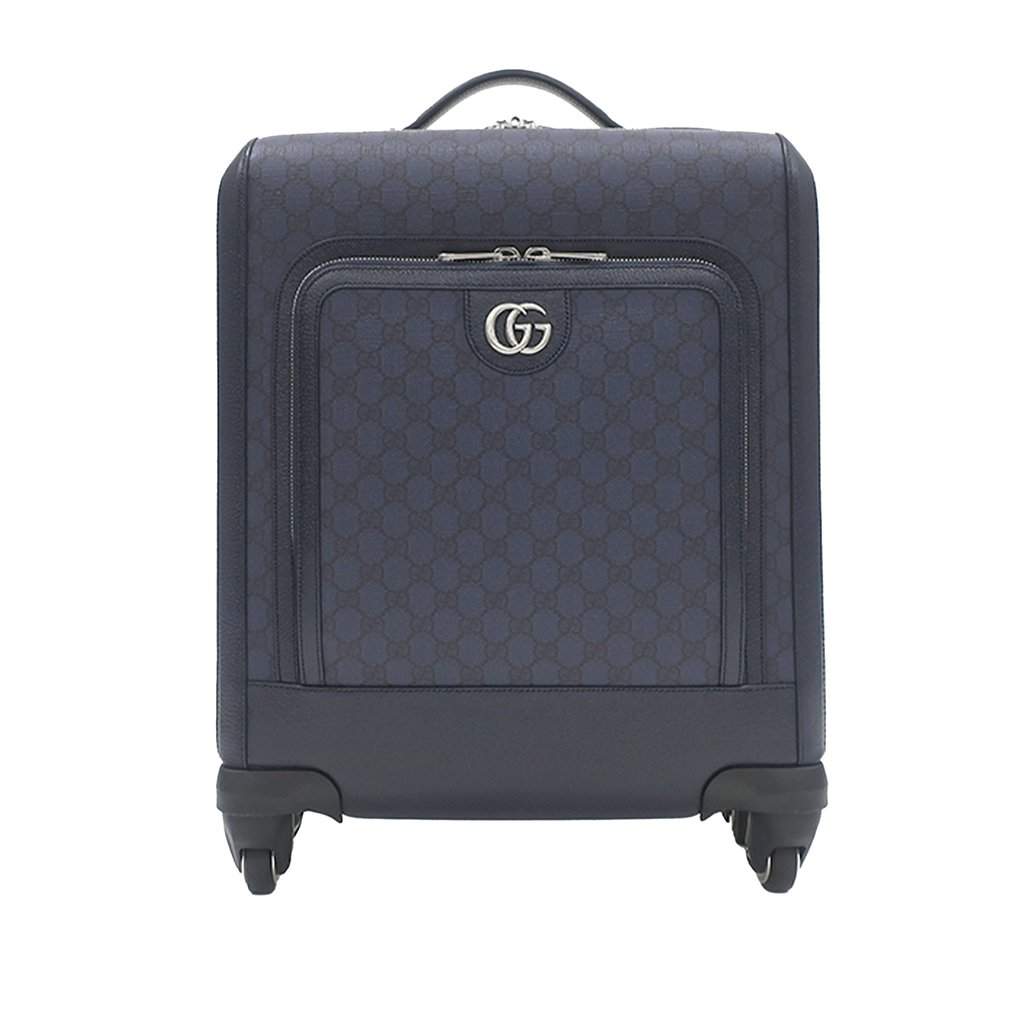 Gucci Small GG Supreme Ophidia Cabin Trolley Blue Very good - Front View
