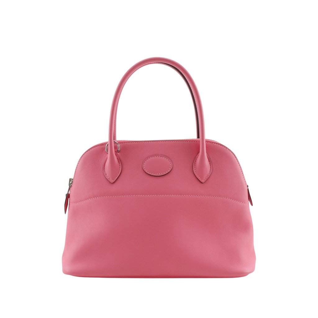 Hermès Swift Bolide 27 Pink Leather Very good condition - Front View