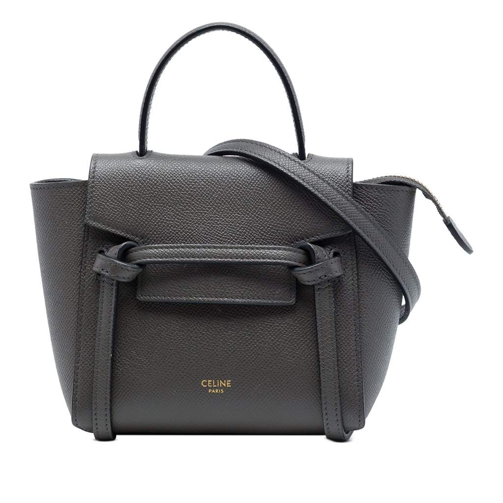Celine Pico Grained Calfskin Belt Bag MultiColor Leather Very good - Front View