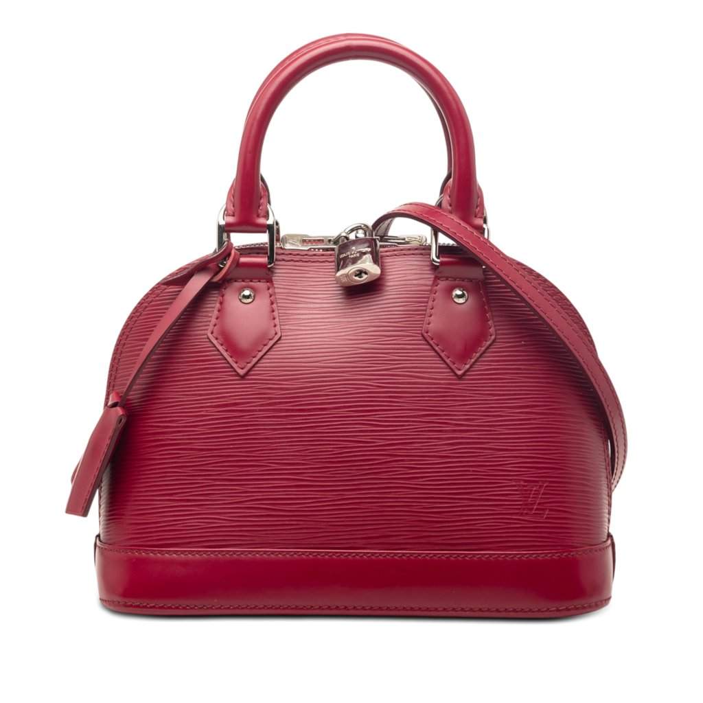 Louis Vuitton Epi Alma BB Pink Leather Very good condition - Front View