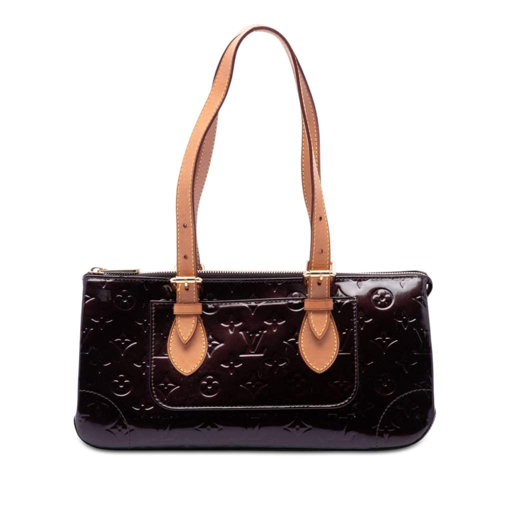 Louis Vuitton Monogram Vernis Rosewood Avenue Purple Leather Very good condition - Front View