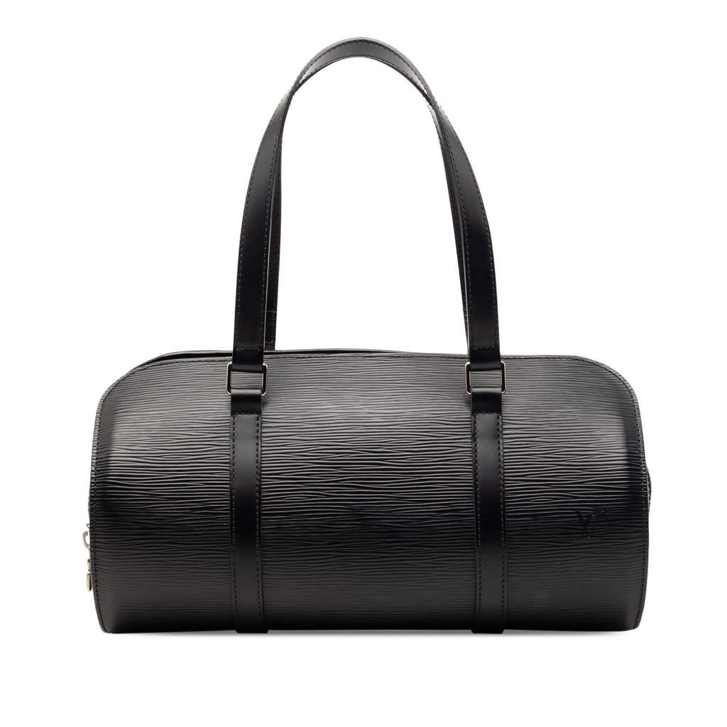 Louis Vuitton Epi Soufflot Black Leather Very good condition - Front View