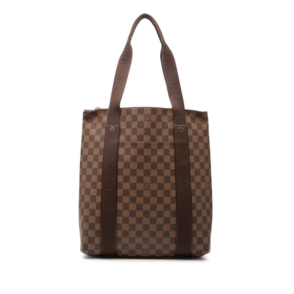 Louis Vuitton Damier Ebene Cabas Beaubourg Brown Very good - Front View