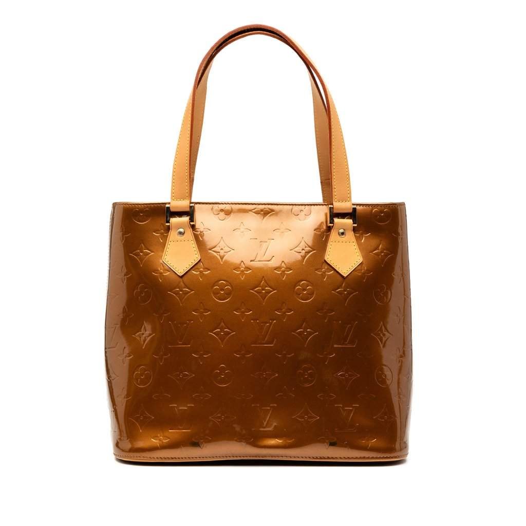 Louis Vuitton Monogram Vernis Houston Brown Leather Very good condition - Front View
