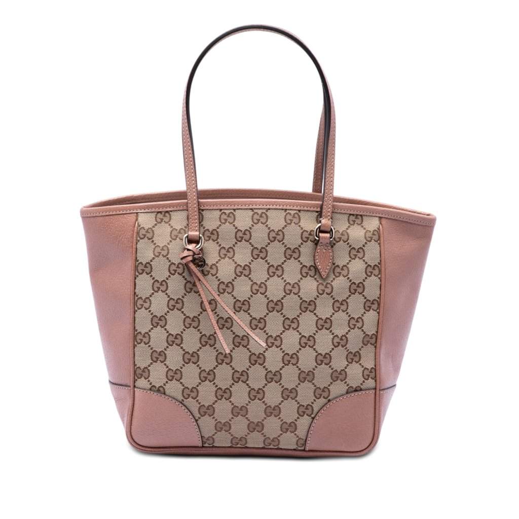 Gucci GG Canvas Bree Tote Beige Very good - Front View